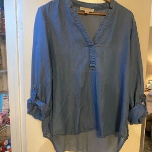 Michael Kors Denim Blue Blouse